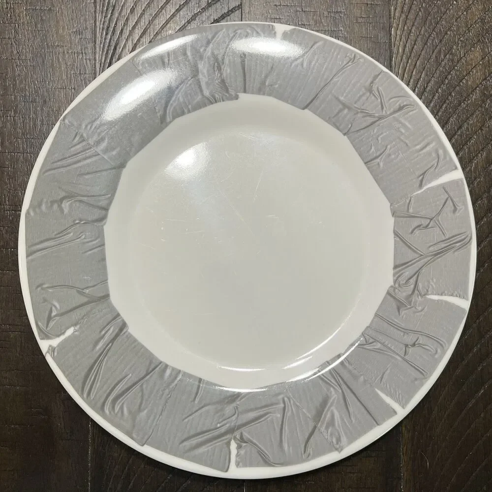 TOO by Blu Dot 4 Place Settings 8 pc - 4 Dinner Plates 4 Salad Plates Duct Tape